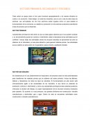 SECTORES PRIMARIOS, SECUNDARIOS Y TERCIARIOS