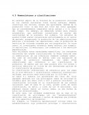 Nomenclaturas y clasificaciones