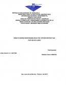 ENSAYO SOBRE RESPONSABILIDAD CIVIL EXTRACONTRACTUAL POR HECHO AJENO