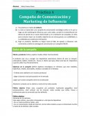 CAMPAÑA DE MARKETING DE INFLUENCIA