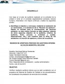 REUNION DE APERTURA PROCESO DE AUDITORIA INTERNA ALCALDIA MUNICIPAL BOLIVAR