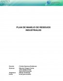 UNIDAD III PLAN DE MANEJO DE RESIDUOS INDUSTRIALES