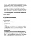 Salud y bienestar. Interacción entre los lados del triángulo de la salud