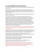 Devaluación del peso- La convergencia económica