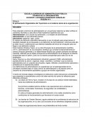 El pensamiento Organizativo del Taylorismo a la moderna teoría de la organización.