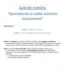 KIT Aprendiendo a cuidar nuestros ecosistemas