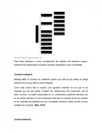 CLASIFICACIÓN DE LOS CONTRATOS MERCANTILES. Página 2