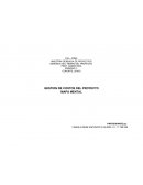 Gestion de costo del proyecto