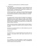 PROYECTO DE AMPLIACION DE LA EMPRESA SOLINOFF