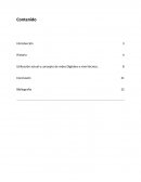 Utilización actual y concepto de redes Digitales a nivel técnico