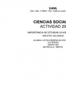 La importancia de estudiar la historia