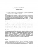 Preguntas de profundización Tema: Ser humano