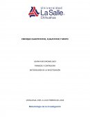 Enfoques de la metología de la Investigación