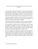 ANALISIS DE LOS AVANCES PRESENTADOS EN EL REPORTE DE EVALUACION DE EDUCACION PREESCOLAR.