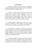 Metodologia. La investigación cualitativa en situaciones concretas y en problemáticas socioeducativas significativas