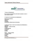 Cuales son los aspectos de la Globalización.