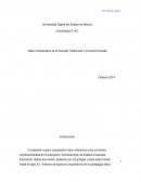 Tabla comparativa escuela tradicional