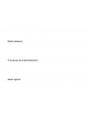 Las cuatro funciones de la administración.