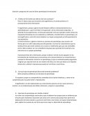 Solución a preguntas del caso de Gloria curso aprendizaje aprendizaje