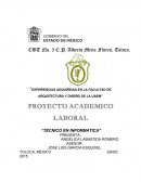 PROYECTO ACADEMICO LABORAL “TÉCNICO EN INFORMATICA”