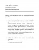 TALLER DE PELÍCULA INSIDE JOB