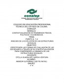 ANÁLISIS DE LA EVOLUCIÓN DE LAS ESTRUCTURAS SOCIALES