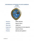 Metodología de la Investigación. Ejercicios del capítulo 4