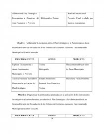PLAN ESTRATEGICO PARA LA ADMINISTRACION DE LAS RECAUDACIONES DE LOS TRIBUTOS DEL GAD DEL CANTON MOCACHE, PROVINCIA DE LOS RIOS. Página 26