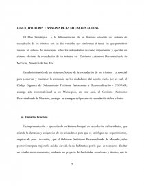 PLAN ESTRATEGICO PARA LA ADMINISTRACION DE LAS RECAUDACIONES DE LOS TRIBUTOS DEL GAD DEL CANTON MOCACHE, PROVINCIA DE LOS RIOS. Página 7