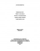 Acción enzimática. Procedimiento: Acción de la amilasa sobre el almidón