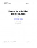 Manual de calidad SURTICHARA