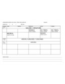 Modelo de cronograma semanal