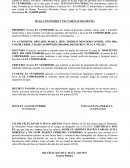 Acto de venta bajo firma privada