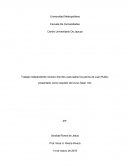 Trabajo independiente número dos (No oyes ladrar los perros de Juan Rulfo)