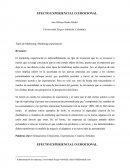 EFECTO EXPERIENCIAL O EMOCIONAL