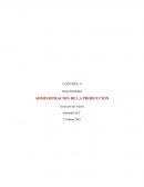 Administracion de la produccion. Creación del valor