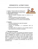 HERRAMIENTAS AUTOMATIZADAS Sistema que permita utilizar herramientas automatizada