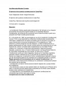 El ejercicio de la justicia constitucional en Costa Rica