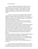 Cultura institucional.