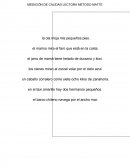 MEDICIÓN CALIDAD LECTORA