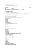 PRUEBA DE LECTURA “AVENTURAS EN LAS ESTRELLAS”