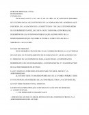 DERECHO PROCESAL CIVIL I .