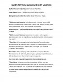 GUIÒN TEATRAL-GUILLERMO LEON VALENCIA