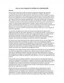 Hacia un marco integrador DE CONTROL DE LA ORGANIZACIÓN