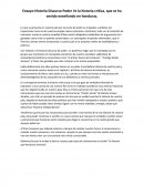ENSAYO DISCURSO DE PODER vs LA HISTORIA CRITICA