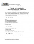 Trabajo de investigación: Ley de Enfriamiento de Newton
