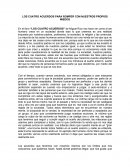 LOS CUATRO ACUERDOS PARA ROMPER CON NUESTROS PROPIOS MIEDOS