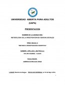 Metodo e investigacion cientifica
