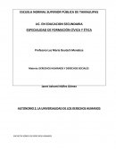 AUTONOMO 2: LA UNIVERSALIDAD DE LOS DERECHOS HUMANOS ENCUESTA SOBRE LOS DERECHOS HUMANOS