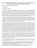 Aplicación complementaria entre DIDH y DIH